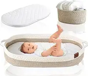 LDVINE Premium Baby Changing Basket - Moses Basket for Newborn - Diaper Changing Station for Baby Dresser