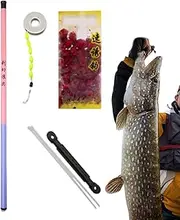 Telescopic Rod - Short Saltwater Rod | Portable Beginner Fly-Fishing Pole for Backpacking Surf Shore Boating River Kayaking Deep-Sea Ice Beach Camping