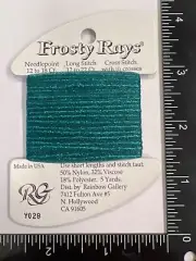 Rainbow Gallery Frosty Rays Y028 Blue Sparkly Thread Needlepoint & Cross Stitch