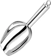 Ciieeo 2pcs Stainless Steel Ice Spoon Ice Cube Scoop Scooper Ice Scoop for Freezer Scoops Candies Ice Supplies Stainless Ice Scoop Multi-Function Food Scoop Sturdy Ice Scoop Silver