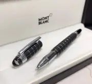 Montblanc Starwalker Luxury Matte Black Grid Rollerball Pen With Refill Pen Box