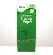Talon Double-Faced Dressmaker's Tracing Paper 5 sheets 3"x19" Vintage NOS