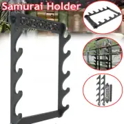 Wall Mount Samurai Sword Katana Holder Stand Hanger Assembly Display Rack 5 Tier