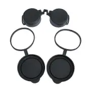 Protective Rubber Lens Caps for Binoculars 42mm/50mm Objective and Eyepiece Covers for Telescopes and Binoculars 2in1 for 42mm