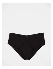 [Aerie] Smoothez No Show Cheeky Underwear in True Black