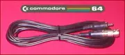 12Ft RCA Video Cable & RF Coax TV Adapter for Commodore 64 64C 128 Computer