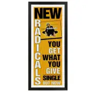 New Radicals - You Get What You Give Vintage Daybill Poster Framed