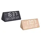 Digital Alarm Clock 2 Alarm Settings Desk Clock for Bedside Bedroom Office