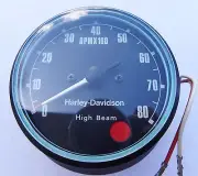NOS NEW Harley Davidson Sportster XL XLH FX FXR Red Dot Tach Tachometer Gauge