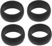 YARNOW 4pcs Fidget Ring Workout Rings for Men Men Sports Finger Rings Gym Exercising Rings Softer Silicone Rings