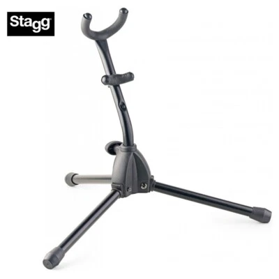 Stagg WIS-A35 Curved Soprano Saxophone Stand - Black