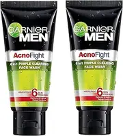 Garnier Men's Acno Fight Face Wash - 100ml (Pack Of 2)