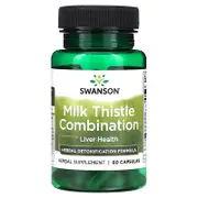 Swanson, Milk Thistle Combination, 60 Capsules