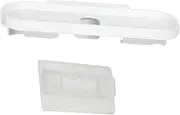 HEALSOPTHY Wall Mounted Charging Shelf Organizer for Tablets and Phones Socket Holder and Charging Plug Tray Seamless Adhesive Storage Rack for Bedroom and Bathroom Design
