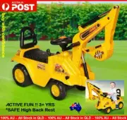 Kids Excavator Ride On Digger Toy Children Todder Ride on Car Bulldozer Loader