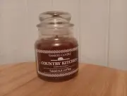 Yankee Candle 3.7oz Hazelnut Coffee Rare Country Kitchen Checkered Border Small