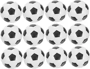 GOOHOCHY 12pcs Resin Foosball Table Balls Replacement Accessories for Tabletop Soccer Games Compact Durable Design for Home Office Recreation