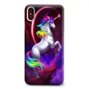 Skins Decal Wrap for Apple iPhone XS Max Unicorn Rainbows Space