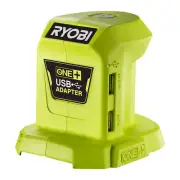 Ryobi One+ 18V USB Power Adapter 2 USB Sockets Battery Charge Bank, Camping