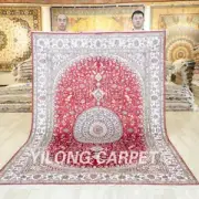 6'x9' Handmade Silk Rug Traditional Antistatic Mansion Home Carpet WY307C