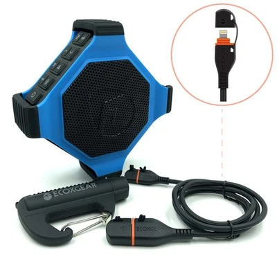 EcoEdge Bluetooth Speaker Bundle w Power Bank & Lightning Charging Cable