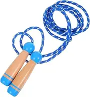 TOBBOMEY Adjustable Jump Rope with Wooden Handles Durable Fitness Exercise Rope for and Coordination Training Fun Preschool with Cute Animal Design