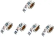 jojofuny 1 Roll Star Stickers Self Adhesive Decorative Glitter Stars Labels for Crafts Parties Present Sealing and Reward Stickers of Novelty