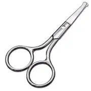 Small Scissors, Eyebrow Scissors, Nose Hair Scissors Round Tip Design, Will N...