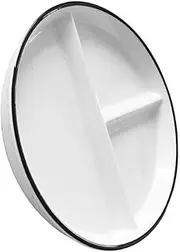 HOMOBABE Breakfast Tableware Divider Plates Reusable Dessert Plates Sectioned for Easy Portion Control