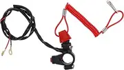 Zerodeko 1 Set ATV Kill Switch Tether Minibike Kill Switch Button Plastic
