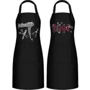 Hair Stylist Apron Hairstylist Salon Apron With Rhinestone Tools And 3 Pockets W