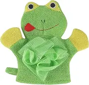 Bath Mitts Washcloths | Hand Puppet Washcloth for Animal Puppet Shape,Soft Easy to Lather Compound Cotton Shower Mitt for Newborn, Kid, Toddler Shower Bath Anzaga