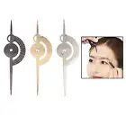 Stainless Steel Eyebrow Ruler Caliper, Accurate Scale Eyebrow Ruler, Permanent