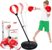 KMUYSL Punching Bag for Age 5, 6, 7, 8 Years Old Boys, Boxing Bag Set Toy wit...