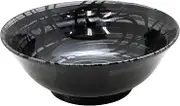 The Best Noodle Craftsman Kits, Warped Round Highland, Ramen Donburi, Swirl Brush Silver Color (Diameter: 7.7 inches (19.5 cm), Height: 2.8 inches (7.2 cm), Weight: 17.6 oz (500 g), Capacity: 1000