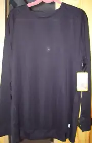Men's Carhartt Force Long Sleeve Shirt Black Size 2XL Fast Dry, Wicks Away Sweat