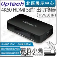 在飛比找Yahoo!奇摩拍賣優惠-數位小兔【 Uptech 登昌恆 HSW501R 4K60 