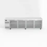 Skope BackBar 4 Glass Swing Door CounterLine Fridge - CL.4.GSW - White