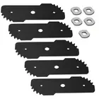 5 Pcs 7-1/2-Inch Hog Heavy-Duty Edger Blade Compatible for Black Decker5762