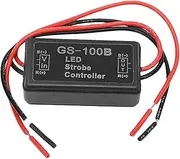 Multifunctional Controller Flasher Module - Car Auto GS-100B LED with 3 Flashing Modes | 12V-24V DC Accessory for Brake Lights, Tail Lights, Trunks, Motorcycles, E-Bikes, and More