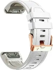 Fleshy Leaf QuickFit 20mm 7S Watch Band Compatible with Garmin Fenix 7S 5S/ 5S Plus, 6S/ 6S Pro, D2 Delta S, Descent Mk2S - Silicone Replacement Strap Bracelet Wristband - Smart Watch Accessories