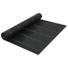 Weed Control Mat Matting Plants Roots Fabric Cover Weedmat Black 1x200M PP