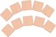 CAXUSD 10Pcs High Performance Thermal Copper Pads for Graphic Card Cooling Heat Sink for and Module Desktop and Laptop Systems