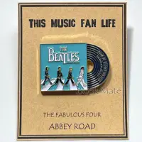 在飛比找蝦皮購物優惠-披頭四 Abbey Road 音樂 唱片 胸針