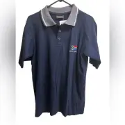 NWT Barron Classic Men’s Navy Golf Polo w/ South Africa Embroidery SZ S