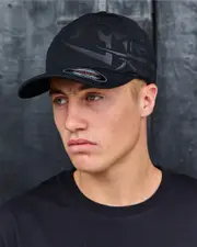[Dexter] Dexter Men's Kingpin Flexfit Cap in Black One Size Black