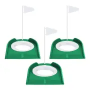3 Pcs Putting Cup Hole Training Aids Accessories Training Putters with9205