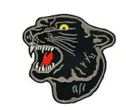 Patch backpack black tiger panther head biker motorcycle motor panthera