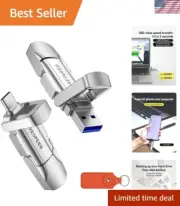 1TB USB 3.2 Solid State Flash Drive 520MB/s High Speed Type C USB Drive USB G...