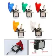 ASW07D LED Toggle Switch for Car Lighting Transparent Protective Cover